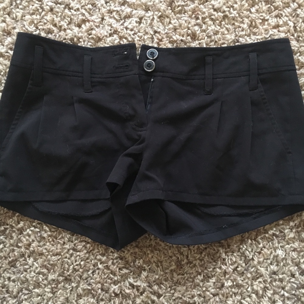 Black dressy shorts